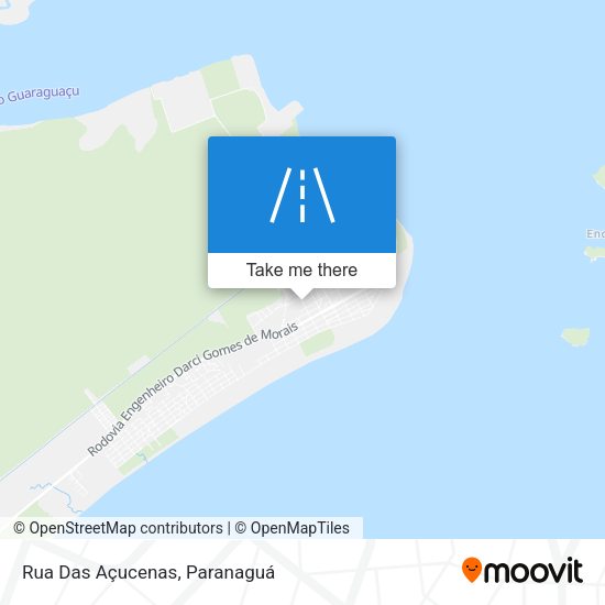 Rua Das Açucenas map