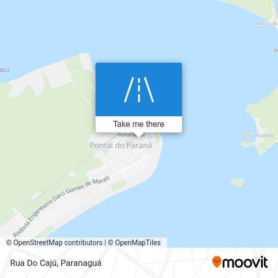 Rua Do Cajú map
