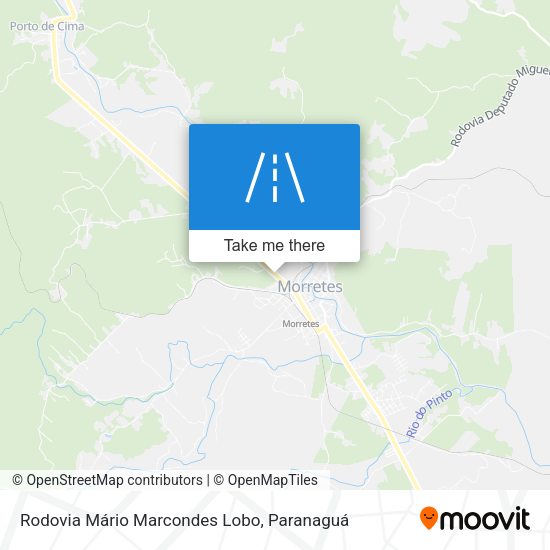 Rodovia Mário Marcondes Lobo map