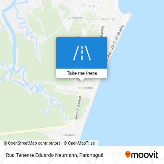 Rua Tenente Eduardo Neumann map