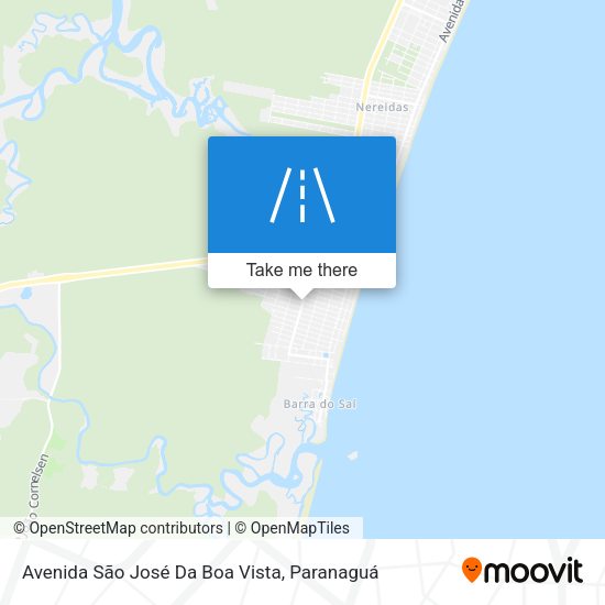 Avenida São José Da Boa Vista map