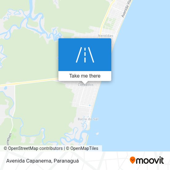 Avenida Capanema map
