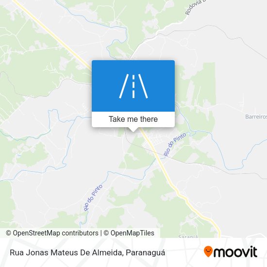 Rua Jonas Mateus De Almeida map