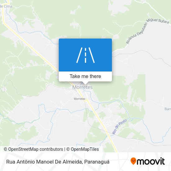 Rua Antônio Manoel De Almeida map