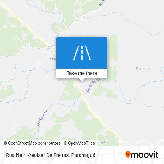 Rua Nair Kreuizer De Freitas map