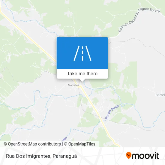 Rua Dos Imigrantes map