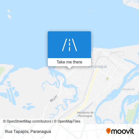 Rua Tapajós map