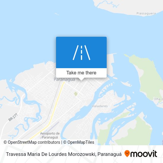 Travessa Maria De Lourdes Morozowski map