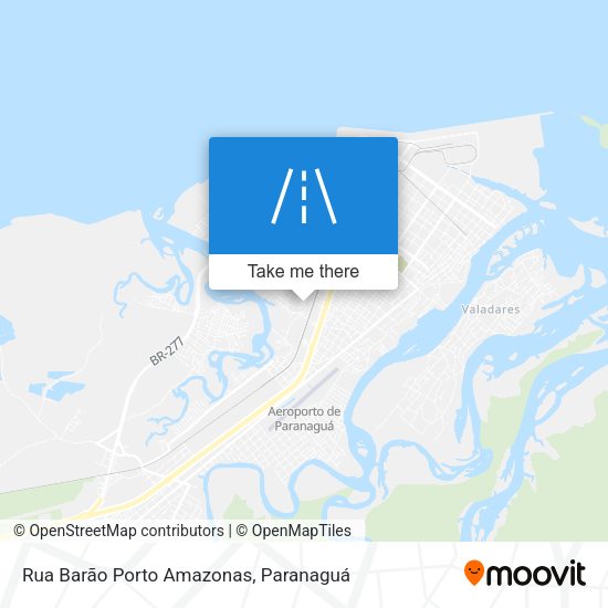 Rua Barão Porto Amazonas map