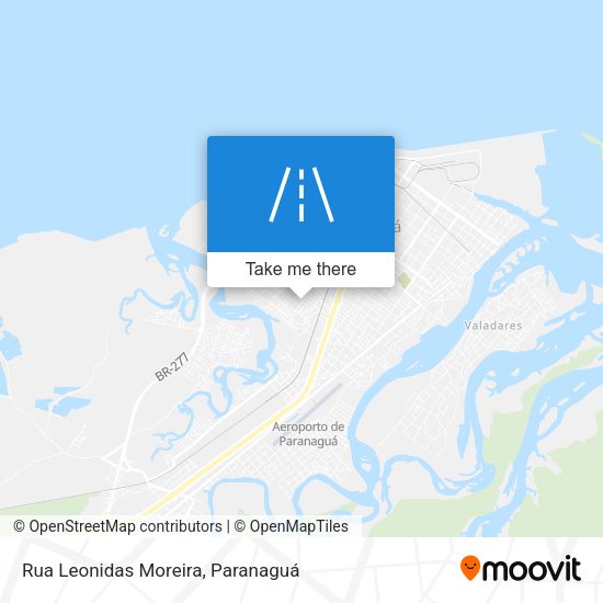 Rua Leonidas Moreira map