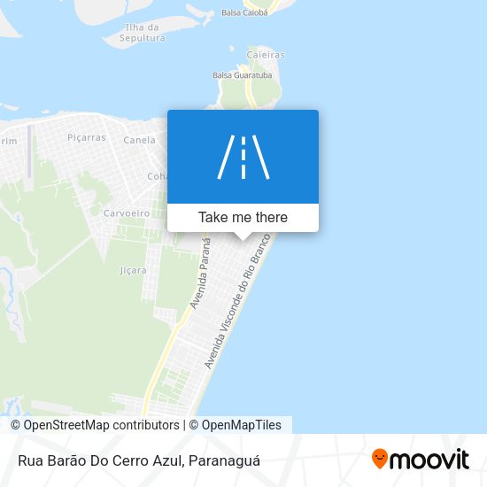 Rua Barão Do Cerro Azul map