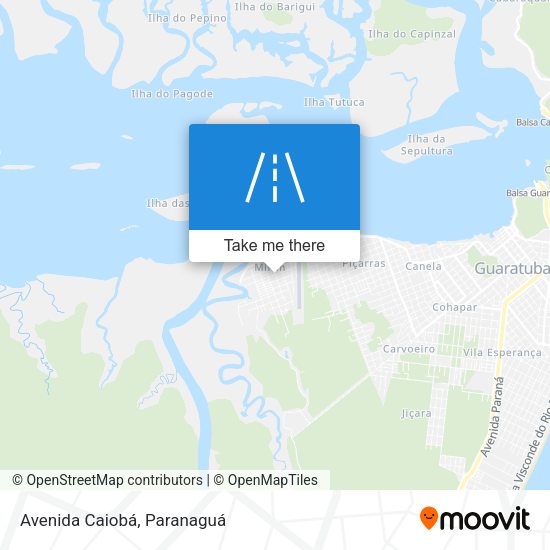 Avenida Caiobá map