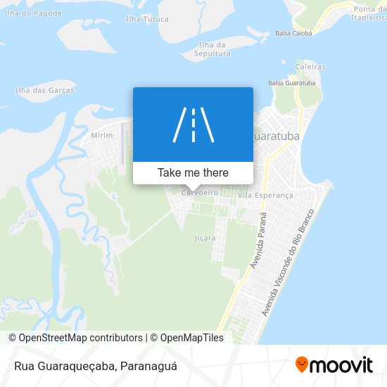 Rua Guaraqueçaba map