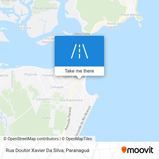 Rua Doutor Xavier Da Silva map