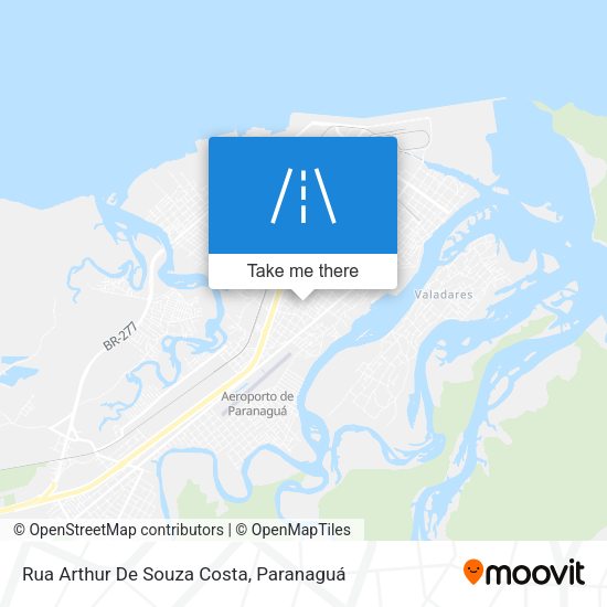Rua Arthur De Souza Costa map