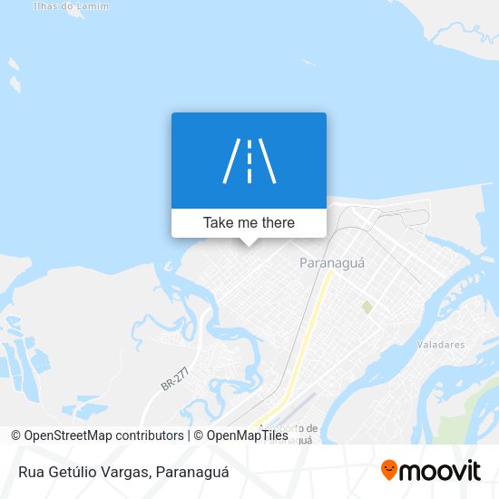 Rua Getúlio Vargas map