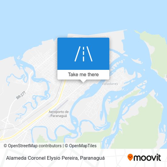 Alameda Coronel Elysio Pereira map