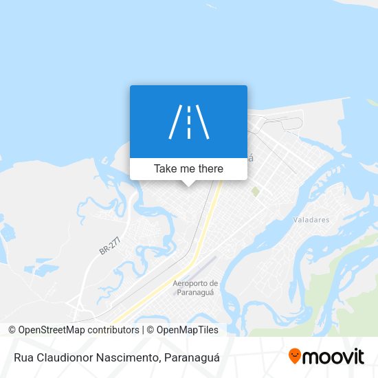 Rua Claudionor Nascimento map