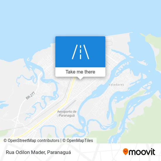 Rua Odilon Mader map