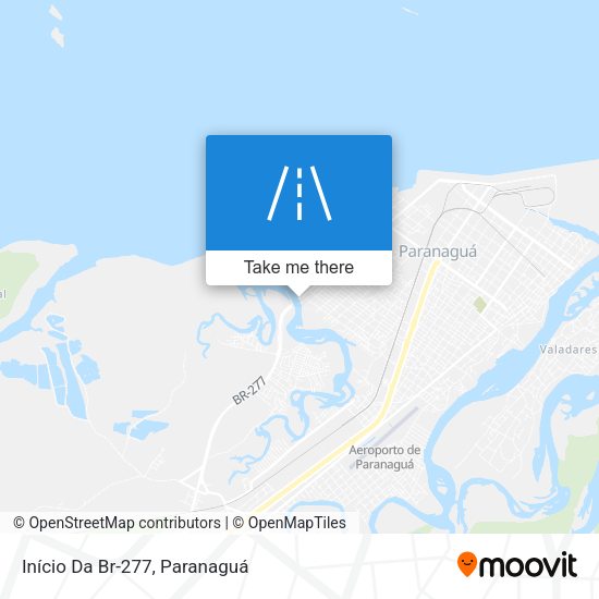 Início Da Br-277 map