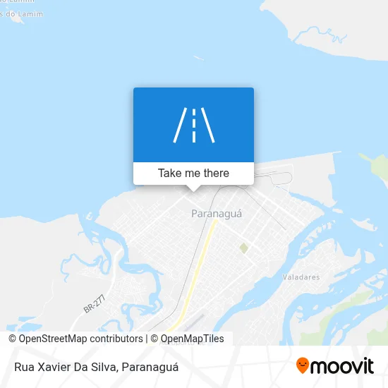 Rua Xavier Da Silva map