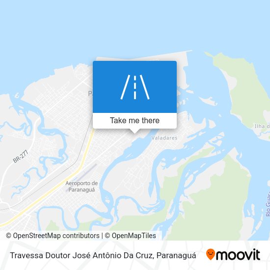 Travessa Doutor José Antônio Da Cruz map