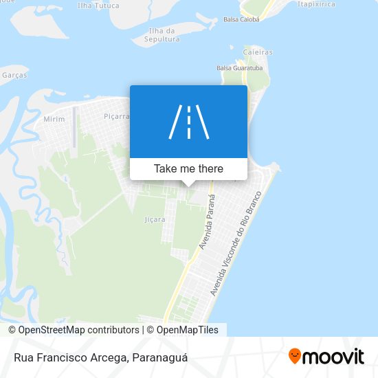 Rua Francisco Arcega map