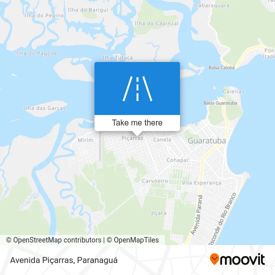 Avenida Piçarras map