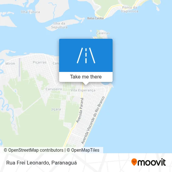 Rua Frei Leonardo map