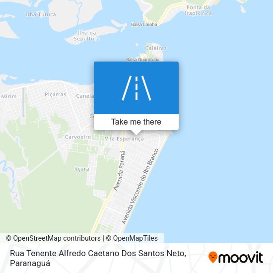 Rua Tenente Alfredo Caetano Dos Santos Neto map