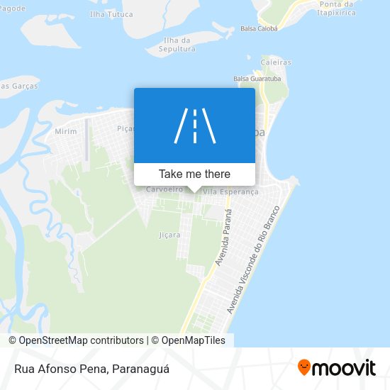Rua Afonso Pena map