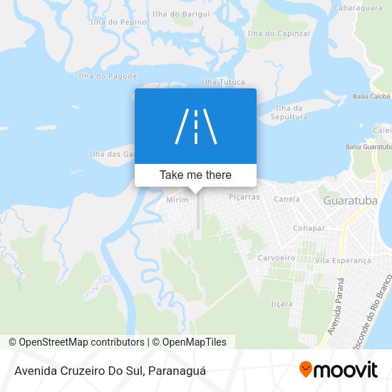 Avenida Cruzeiro Do Sul map