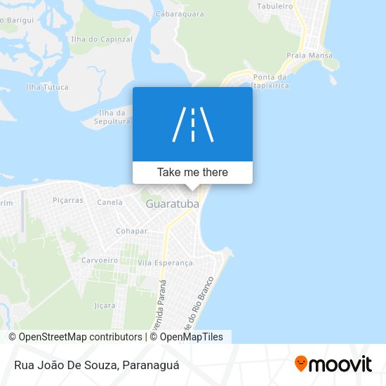 Rua João De Souza map