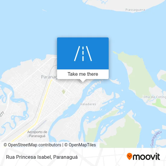Rua Princesa Isabel map