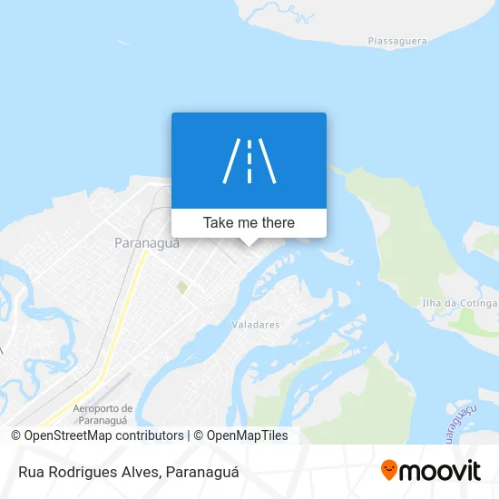 Rua Rodrigues Alves map