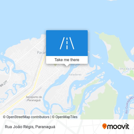 Rua João Régis map