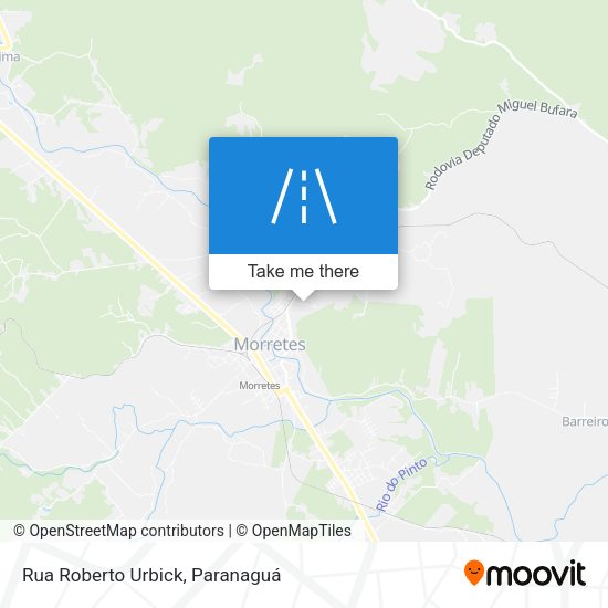 Rua Roberto Urbick map