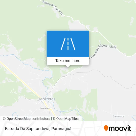 Mapa Estrada Da Sapitanduva