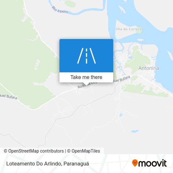 Loteamento Do Arlindo map