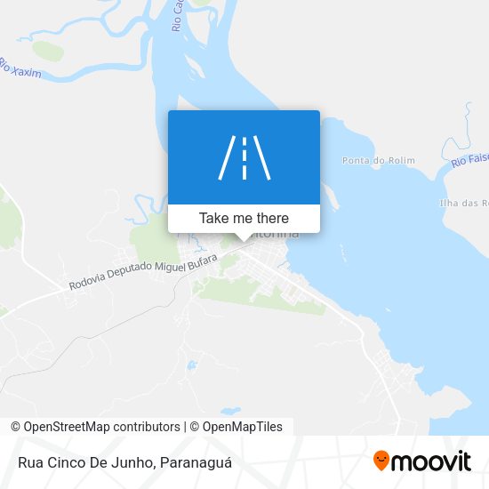 Rua Cinco De Junho map