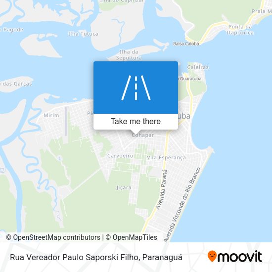 Rua Vereador Paulo Saporski Filho map