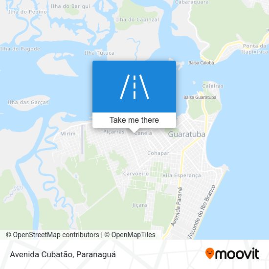 Avenida Cubatão map