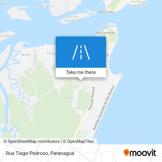Rua Tiago Pedroso map