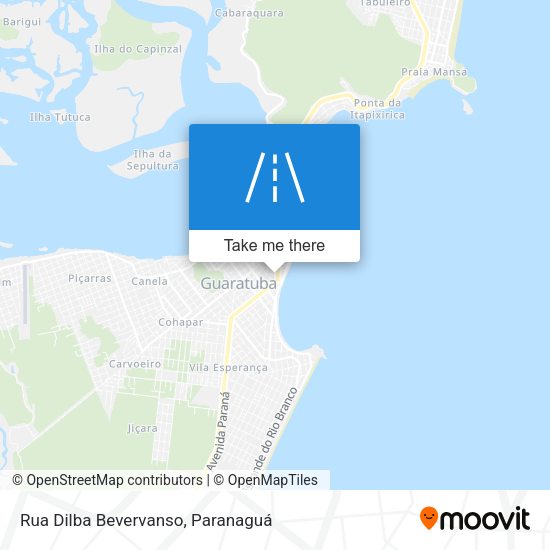 Rua Dilba Bevervanso map
