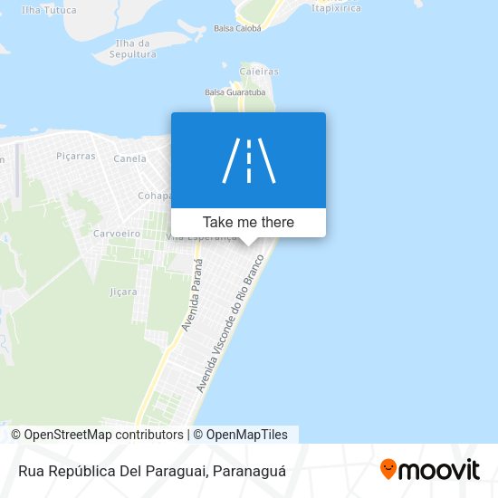 Rua República Del Paraguai map