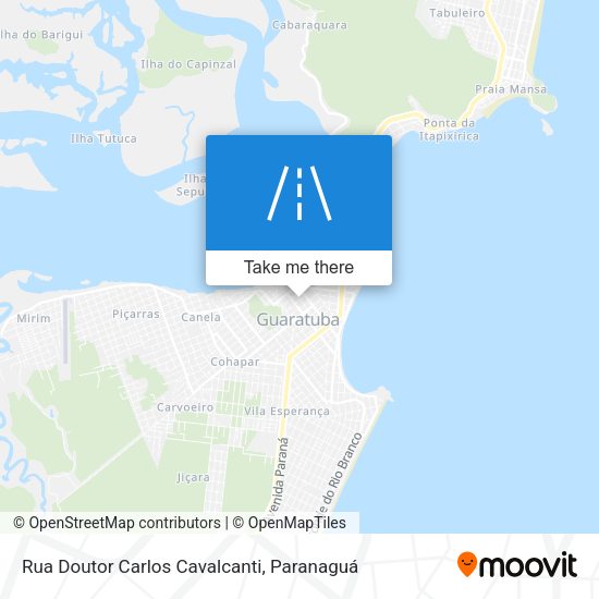 Rua Doutor Carlos Cavalcanti map