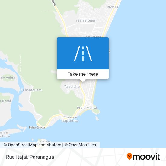 Rua Itajaí map