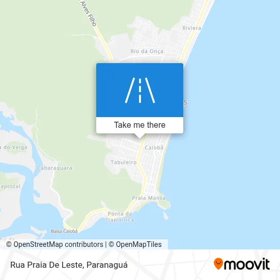 Rua Praia De Leste map