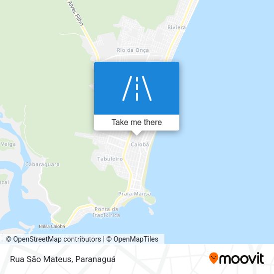 Rua São Mateus map