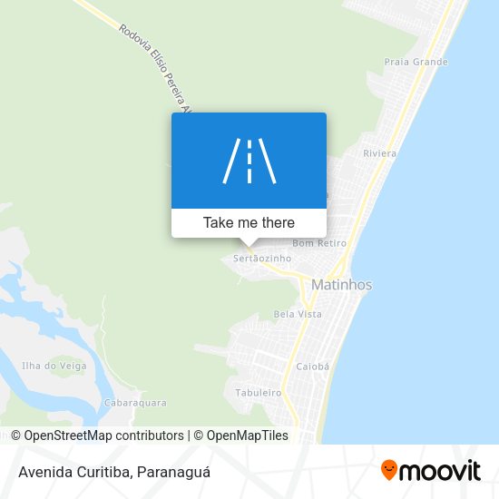 Avenida Curitiba map